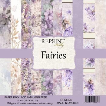 Reprint - Designpapier "Fairies" Paper Pack 8x8 Inch - 15 Bogen