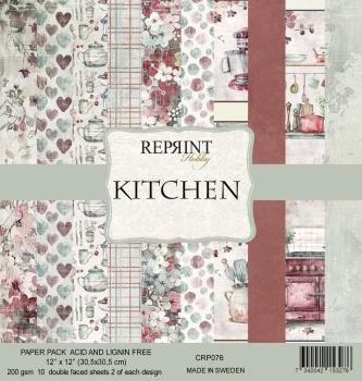 Reprint - Designpapier "Kitchen" Paper Pack 12x12 Inch - 10 Bogen