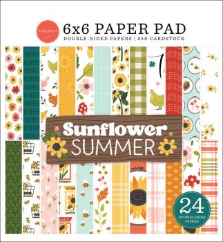 Carta Bella - Designpapier "Sunflower Summer" Paper Pad 6x6 Inch - 24 Bogen