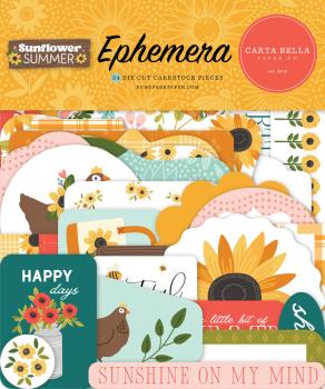 Carta Bella - Stanzteile "Sunflower Summer" Ephemera