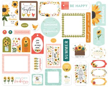 Carta Bella "Sunflower Summer" Frames & Tags