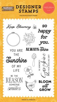 Carta Bella - Stempelset "Keep Blooming" Clear Stamps