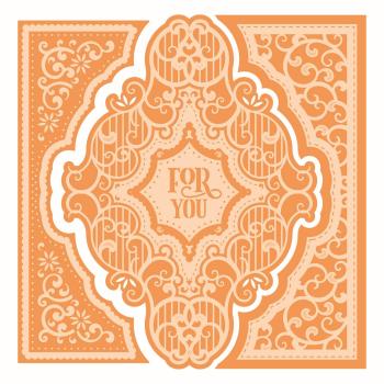 Tonic Studios - Stanzschablone "For You elaborate swirls" Dies 
