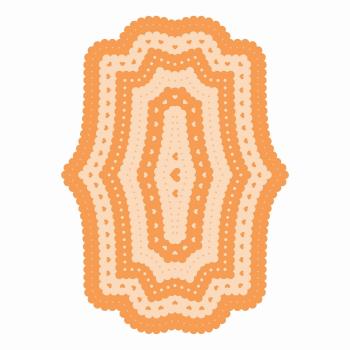 Tonic Studios - Stanzschablone "Scalloped heart" Dies 