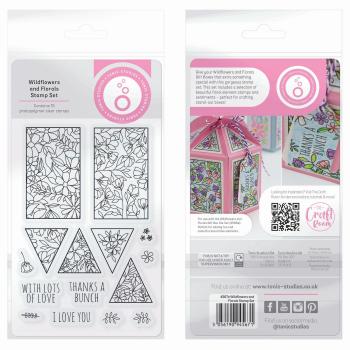 Tonic Studios - Stempelset "Dimensions floral box" Clear Stamps