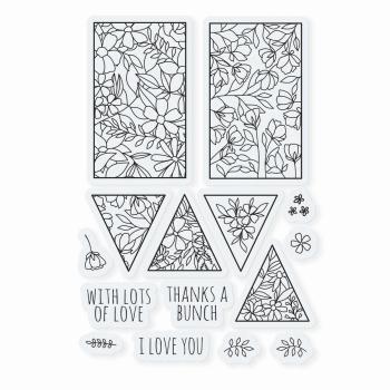Tonic Studios - Stempelset "Dimensions floral box" Clear Stamps