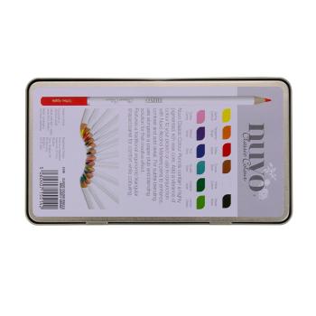 Tonic Studios - Nuvo Classic Colour Pencils "Brilliantly Vibrant" 12 Aquarellstifte
