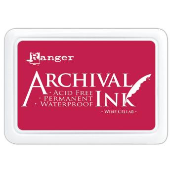Ranger Ink Archival Ink Pad "Wine Cellar" Stempelkissen - Pigmenttinte 