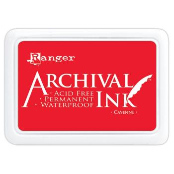 Ranger - Archival Ink Pad "Cayenne" Stempelkissen - Pigmenttinte 