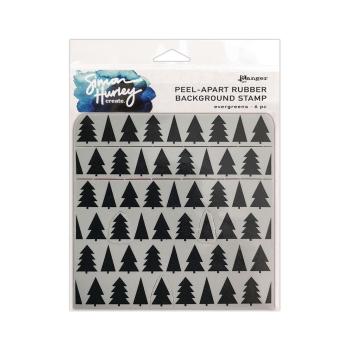 Ranger Ink - Gummistempel by Simon Hurley Create "Evergreens" Rubber Stamp