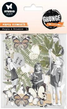 Studio Light - Stanzteile "People & Botanics" Die Cuts Grunge Collection