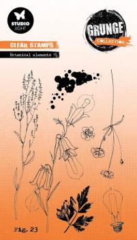 Studio Light - Stempelset "Botanical Elements" Clear Stamps Grunge Collection