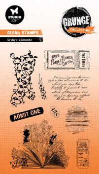 Studio Light - Stempelset "Grunge Elements" Clear Stamps Grunge Collection