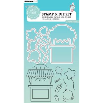 Studio Light - Stempel & Stanzschablone "Sweet Stories Theme Park" Stamp & Dies