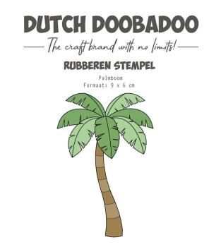 Dutch Doobadoo - Gummistempel "Palmboom" Rubber Stamp 9x6cm