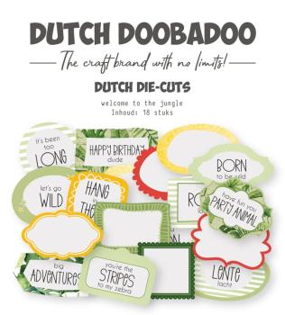 Dutch Doobadoo - Stanzteile "Welcome to the Jungle" Die Cuts