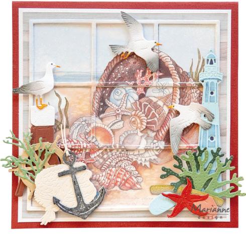 Marianne Design - Präge- und Stanzschablone "Layout Square" Creatables Dies