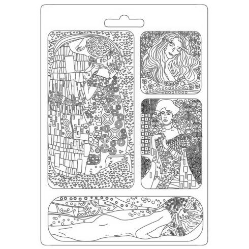 Stamperia - Gießform A4 "Klimt Masterpieces" Soft Mould