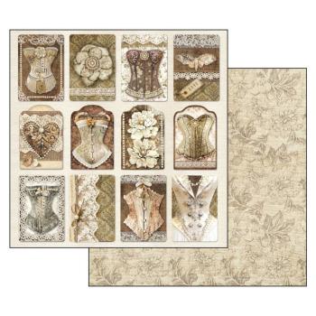 Stamperia - Designpapier "Old Lace" Paper Pack 12x12 Inch - 10 Bogen