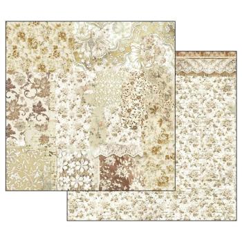 Stamperia - Designpapier "Old Lace" Paper Pack 12x12 Inch - 10 Bogen