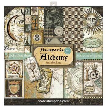 Stamperia - Designpapier "Alchemy" Paper Pack 12x12 Inch - 10 Bogen
