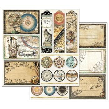 Stamperia - Designpapier "Alchemy" Paper Pack 12x12 Inch - 10 Bogen