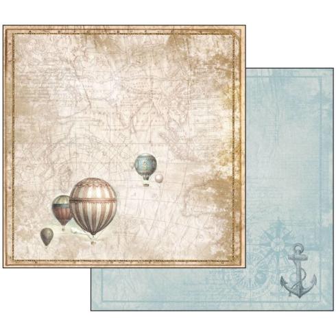 Stamperia - Designpapier "Sea Land" Paper Pack 12x12 Inch - 10 Bogen