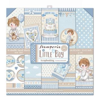 Stamperia - Designpapier "Little Boy" Paper Pack 12x12 Inch - 10 Bogen