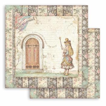 Stamperia - Designpapier "Alice Door" Paper Sheets 12x12 Inch - 10 Bogen