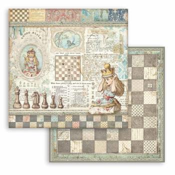 Stamperia - Designpapier "Queen Alice" Paper Sheets 12x12 Inch - 10 Bogen