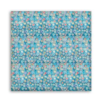 Stamperia - Designpapier "Christmas Patchwork Cat" Paper Sheets 12x12 Inch - 10 Bogen