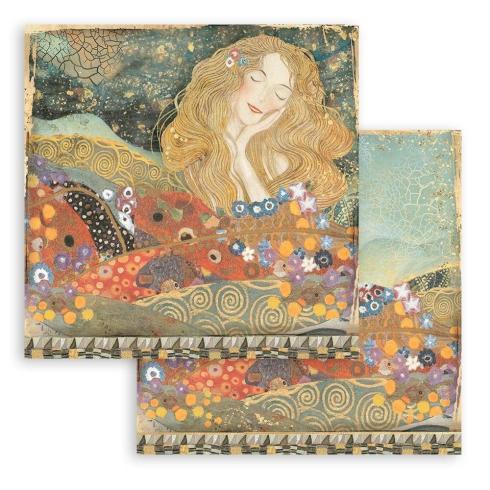 Stamperia - Designpapier "Klimt From the Beethoven Frieze" Paper Sheets 12x12 Inch - 10 Bogen