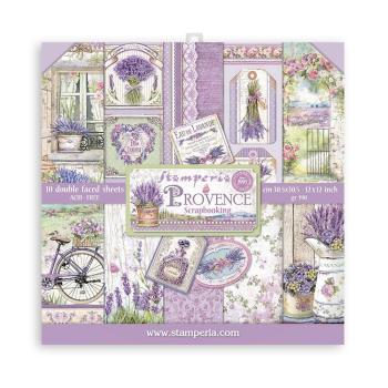 Stamperia - Designpapier "Provence" Paper Pack 12x12 Inch - 10 Bogen