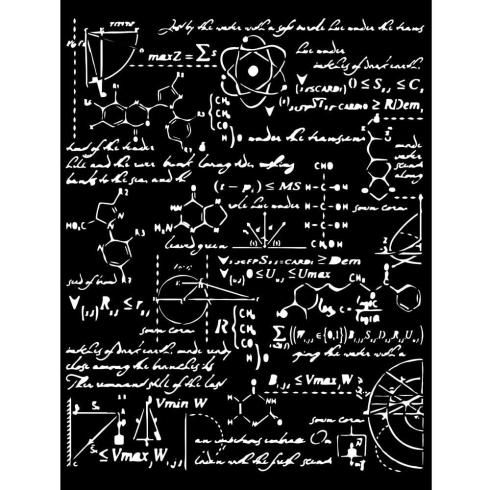 Stamperia - Schablone 20x25cm "Alchemy Formulas" Stencil