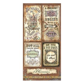 Stamperia - Designpapier "Lady Vagabond Lifestyle " Paper Pack 6x12 Inch - 10 Bogen
