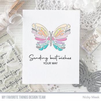 My Favorite Things - Stanzschablone "Peek-a-Boo Butterfly" Die-namics
