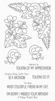 My Favorite Things - Stempelset "Tropical Toucans" Clear Stamps