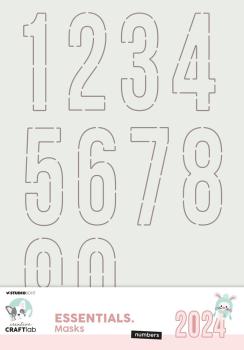 Creative Craft Lab - Studio Light - Schablone "Numbers" Stencil