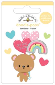 Doodlebug Design - Sticker "Bear Hugs" Doodle-Pops 