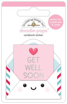 Doodlebug Design - Sticker "Get Well Soon" Doodle-Pops 