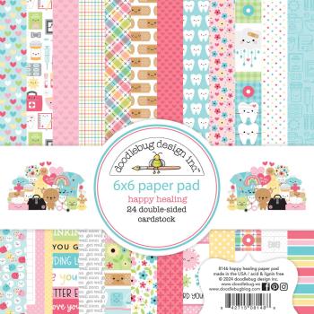 Doodlebug Design - Designpapier "Happy Healing" Paper Pack 6x6 Inch - 24 Bogen