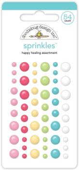 Doodlebug Design - Epoxy Sticker "Happy Healing" Shape Sprinkles