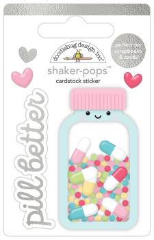Doodlebug Design - Dimensional-Sticker "Pill Better" Shaker-Pops