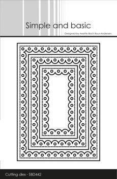 Simple and Basic - Stanzschablone 6,9x10cm "Inner Scallop" Dies