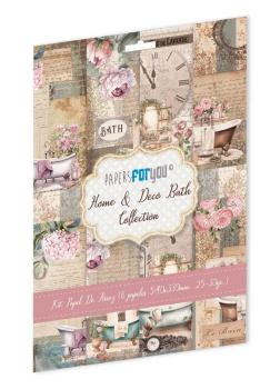 Papers For you - Decoupage Papier "Home&Deco Bath" Rice Paper Kit - 6 Bogen