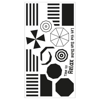 Sizzix - Stempelset "Beach Blankets & Brellas" Clear Stamps Design by Catherine Pooler