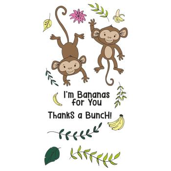 Sizzix - Stempelset "Going Bananas" Clear Stamps Design by Catherine Pooler