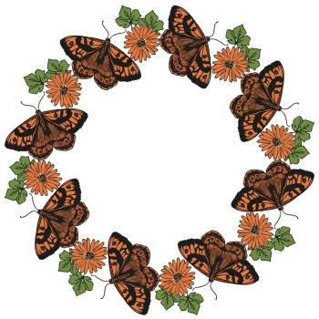 Sizzix - Stempelset "Nature Butterflies" Clear Stamps Design by Lisa Jones