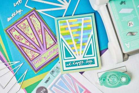 Sizzix - Stanzschablone "Refined Rays" Thinlits Craft Dies by Stacey Park