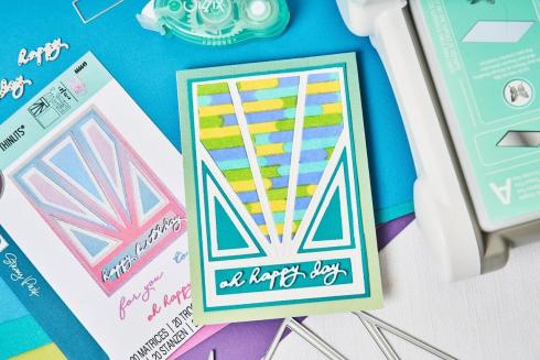 Sizzix - Stanzschablone "Refined Rays" Thinlits Craft Dies by Stacey Park